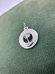 Vintage NASSAU Bahamas Palm Tree Sterling Silver Souvenir Charm