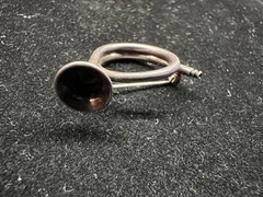Vintage Sterling Silver 925 French Horn Brooch 3.5 Grams a bit over 1″