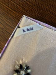 Vintage B David Jewelry Set Bracelet Earrings Black Jet Crystal Starburst Box
