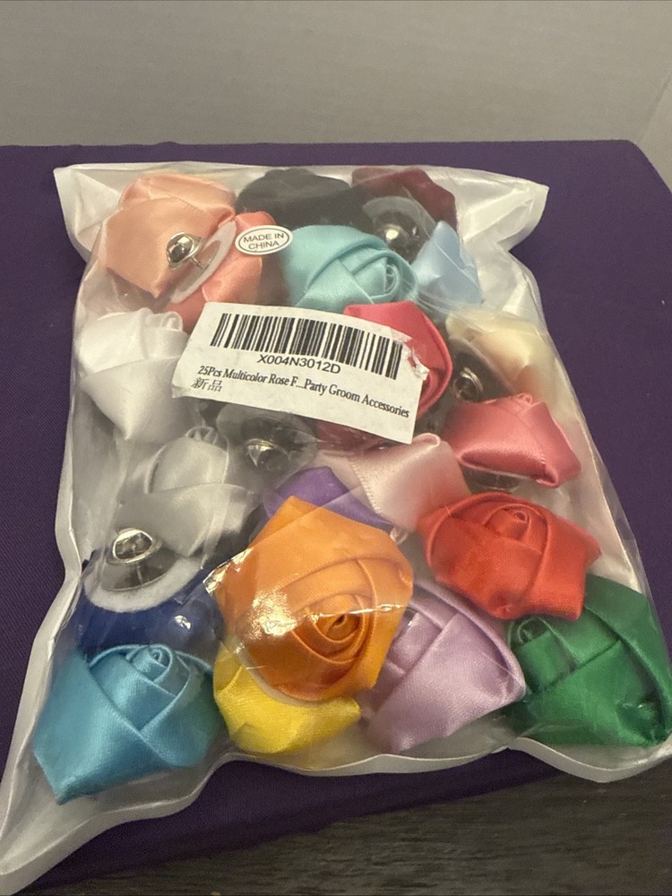 25 Piece Pin On Rosettes Perfect For Proms Or Weddings Or Crafting