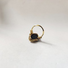 antique 925 silver vintage Victorian art deco handmade black onyx ring best gift