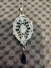 Vintage Cookie Lee Jeweled Pendant Nickel Free