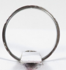 Antique Art Deco Mfg L 18KW Wedding Band Ring Size 7 UK-N1/2 width 2.13 MM 1920s