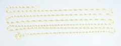 Pretty Vintage 24” Solid 18K Yellow Gold 1mm Square Belcher Chain Necklace 4.7g