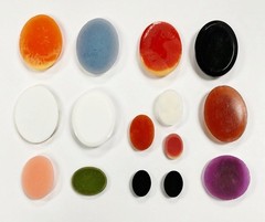 15 Vintage Assorted Resin Acrylic Cameos – DIY Jewelry Making & Repair Craft C80
