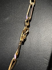 Vintage Cador Gold Plated Paper Clip Style Necklace – Very Good