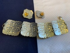 Vtg Costume Jewelry Lot Trifari Monet Matching Sets Enamel Rhinestone MOP