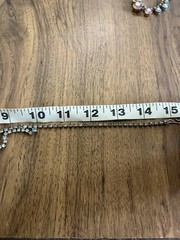Vintage 1950s 1960s Pair Of Rhinestone Chokers Necklaces 15” – 16”