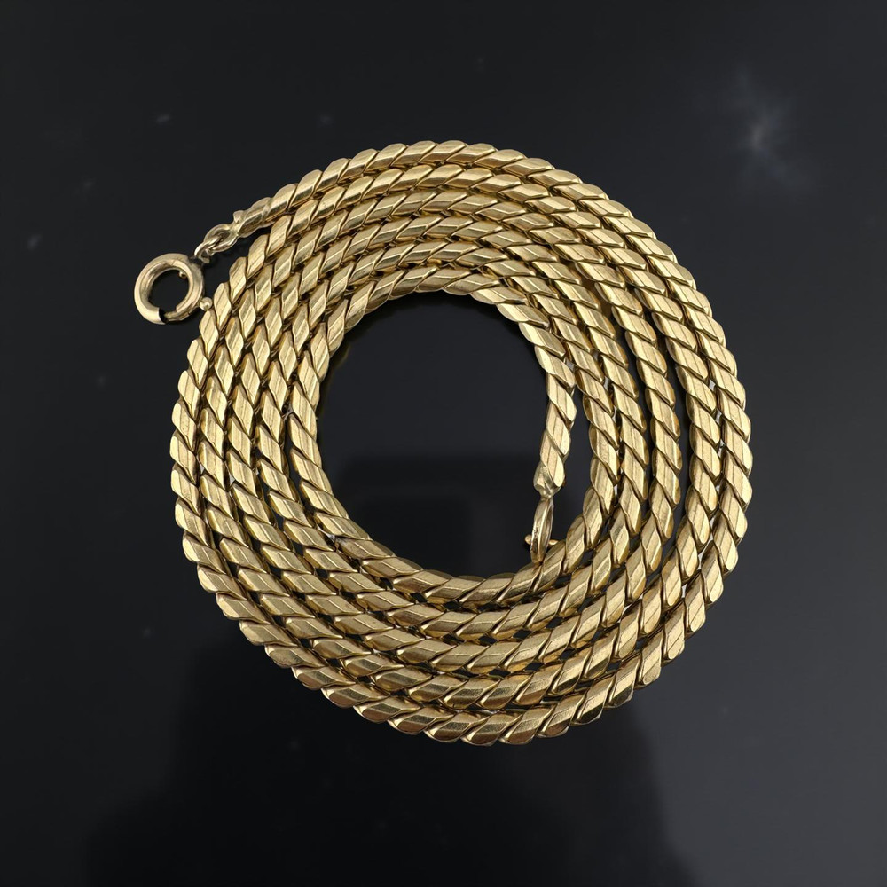 Vintage 14k Gold Filled Long Chain Necklace 30″ | 3.1mm