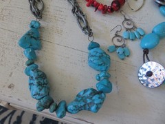 Ralph Lauren Vintage Style Southwestern Turquoise & Silver Jewelry Pieces