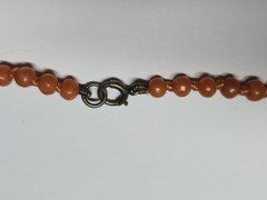 Antique Hand Knotted Red Coral Necklace