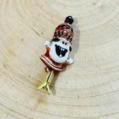 HAR Retro Brigth Cartoon Pin Brooch VTG Signed enamel Colorful 50s Collectible