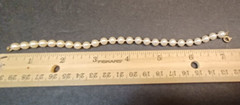 Faux Pearl Necklace and Bracelet