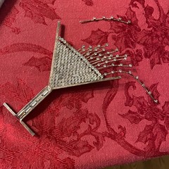 Butler and Wilson Antique Champagne Glass Brooch