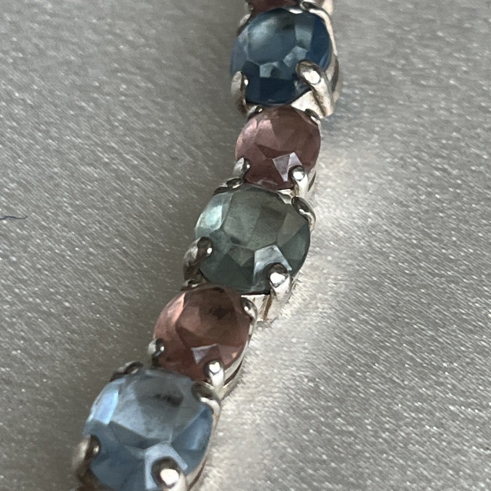 Multicolor Faceted Gemstone Bracelet
