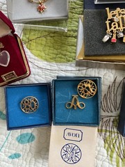 Lot of 14, Vintage 80-90s, Avon President Club Pins, All in Original Boxes!