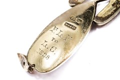 ANTIQUE ART NOUVEAU 15K GOLD & PEARL PENDANT by MURRLE BENNETT / KNOX c1908