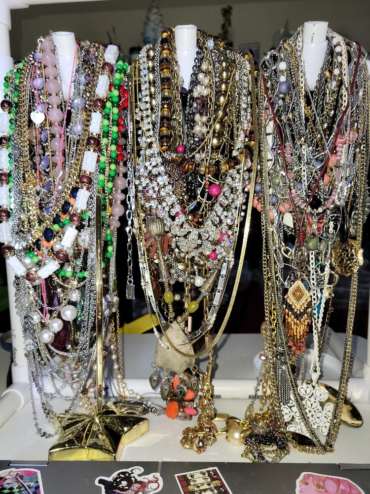 Costume Jewelry Vintage to Modern ALL WEARABLE used Surprise Lot of 15 pieces