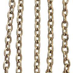 Vtg Trifari Brutalist Modernist Gold Tone Cross Pendant Necklace 1955–1969