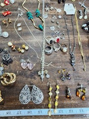 Vintage to now Costume jewelry Lot Mixed Jewelry Lot Pendants Earings Necklaces