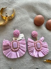 Vintage Lot of Statement Earrings – 7 Pairs Pierced Mixed Materials