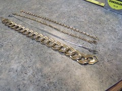Vintage Lot of 4 Bracelets Gold/Silver/Diamond Tone 7″, 8″