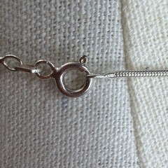 VINTAGE 925 STERLING SILVER SLIDING GLASS BEADS ITALY NECKLACE 18”