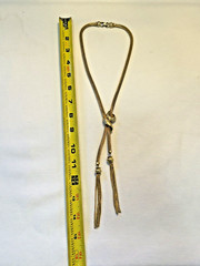 Vintage FRANCOIS Gold Statement Necklace With Tassels