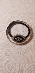 Sterling Silver (925) Bracelet and Pony Tail Tie with Silver Clasp
