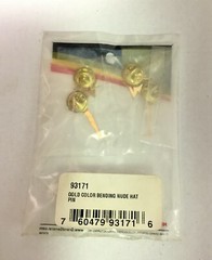 GG Grand General Gold Bending Nude Lady Hat Pins PAIR #93171