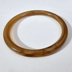 Vintage Lucite Acrylic Resin Plastic Bangle Bracelets Lot Of 7 Multi Color