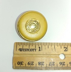 Hermès Gold Sellier Button Button Style Leather Clip-on Earring Replacement