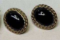 Combined Shipping Lot Vintage Stone and Hoop Clip On Earrings #281