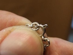 VTG Sterling Silver Southwest Symbol Pendant Signed HGR 880 Chain Necklace 9.6gr