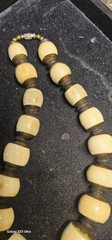 Vintage Horn/bone Bakelite And Elephant Horn necklace Rare Treasure Beautiful