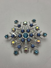 Christmas Brooch & Pendant Set • Snowflake, Cat Stack, Holiday Wreath Trio