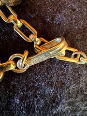 Vintage signed TRIFARI ribbon choker necklace