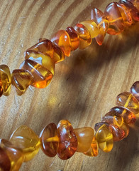 Vintage UV Tested Natural 25” Amber Necklace Endless Chunky Nuggets