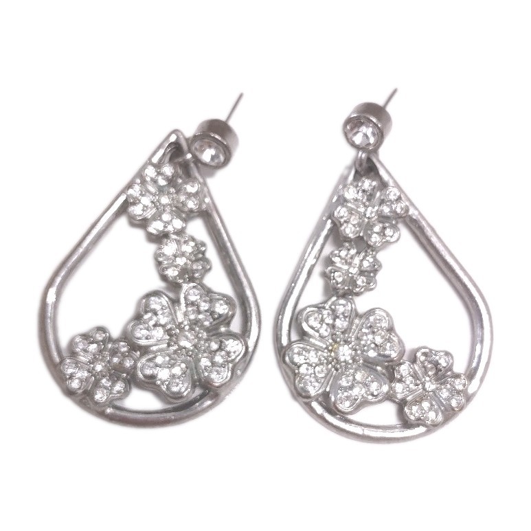 Beautiful Silver Tone Earrings