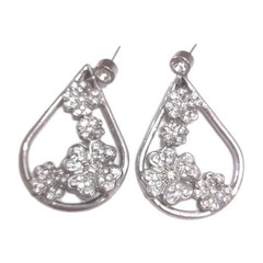 Beautiful Silver Tone Earrings