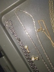 26 pcs jewelry drawer costume jewelry, RG, GP, 925/ Rings, necklaces, bracelets