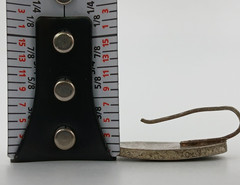 VTG 925 Mexico Oval Oxidized Gray 1in Earrings Sterling Silver 13g Rustic Estate