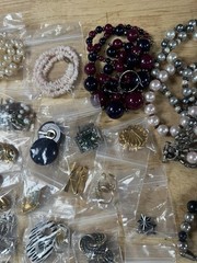 Vintage Estate Fresh Costume Jewelry Lot Of Necklaces And Earrings