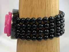 Vtg JTV Stretch Bracelet 6″-8″ Jewelry Interchangeable Magnetic Carved Roses