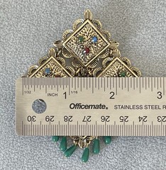 1960’s Rhinestone Brooch Sarah Coventry Temple Of Lights Elegant Jewelry Women