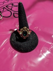 Avon Vintage Emerald Ring simulated