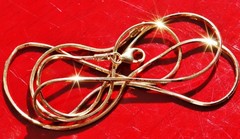 14k yellow gold necklace Italian 18″ faceted snake chain vintage 3.90gr N2998J
