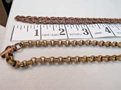 LOT OF 2 VINTAGE COPPER THUNDERBIRD PENDANT NECKLACES BELL & SOLID COPPER