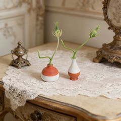 2 Pcs Simulated Lotus Bonsai Flower Vase Flowers Decorations Artificial