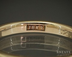 Antique 18k Yellow Gold 2.6mm Smooth Ladies Wedding Band 4.7g p27059